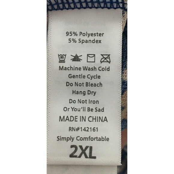 LuLaRoe Dress Women's Size 2XL Annabelle Floral Long Sleeve Stretchy Neckline - Picture 9 of 9